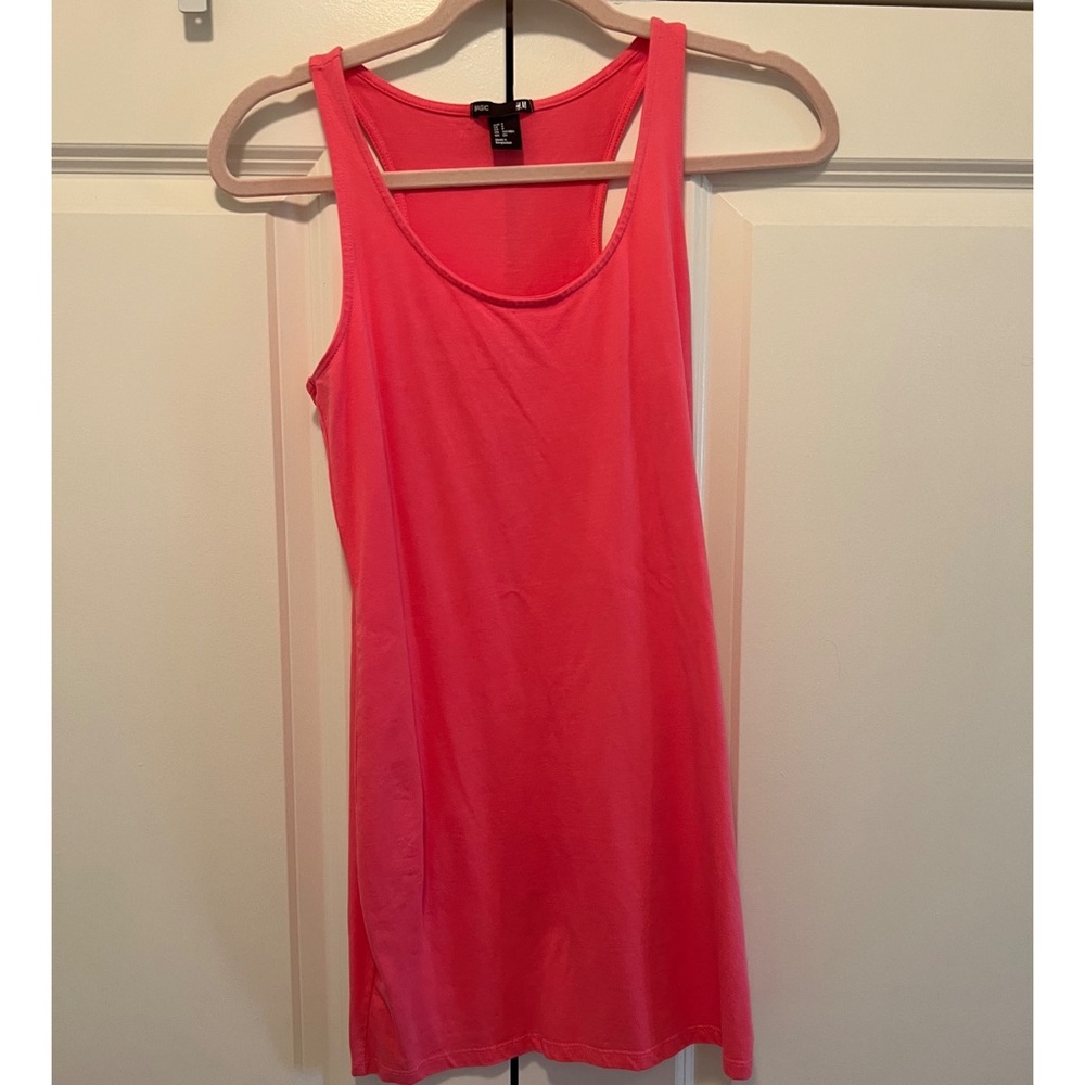 Coral Basics Tank Top Dress